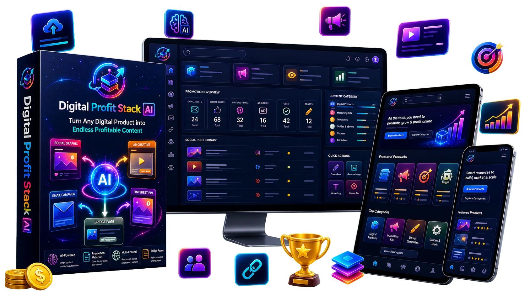 Digital Profit Stack AI Review – Self-Hosted AI SaaS Platform for KDP and Digital Products
